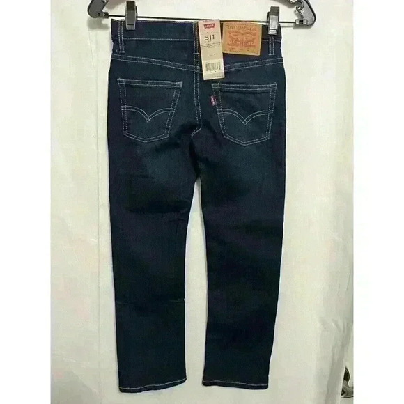 LEVI’S 511 Jeans - Boys Size 8 Slim Jeans Denim NWT (24X22) A0015 - Picture 1 of 11